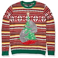 Blizzard Bay Men's Ugly Christmas Sweater Sloths