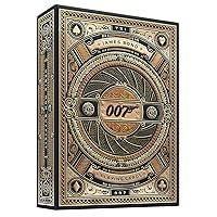 theory11 James Bond 007 Premium Playing Cards - Gold Foil, Official Collectible Deck