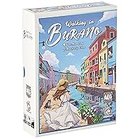 AEG Walking in Burano Card Game, Build a Colorful City, Fun for All Ages, 1 to 4 Players, 20 to 40 Minute Play Time, for Ages 14 and Up, Alderac Entertainment Group