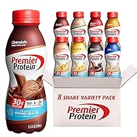 Protein Shake, 8 Flavor Variety Pack, 30g Protein, 1g Sugar, 24 Vitamins & Minerals, Nutrients to Support Immune Health 11.5 Fl Oz (8 Pack)