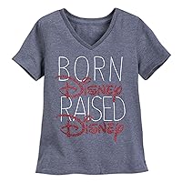 Disney Logo T-Shirt for Girls Gray