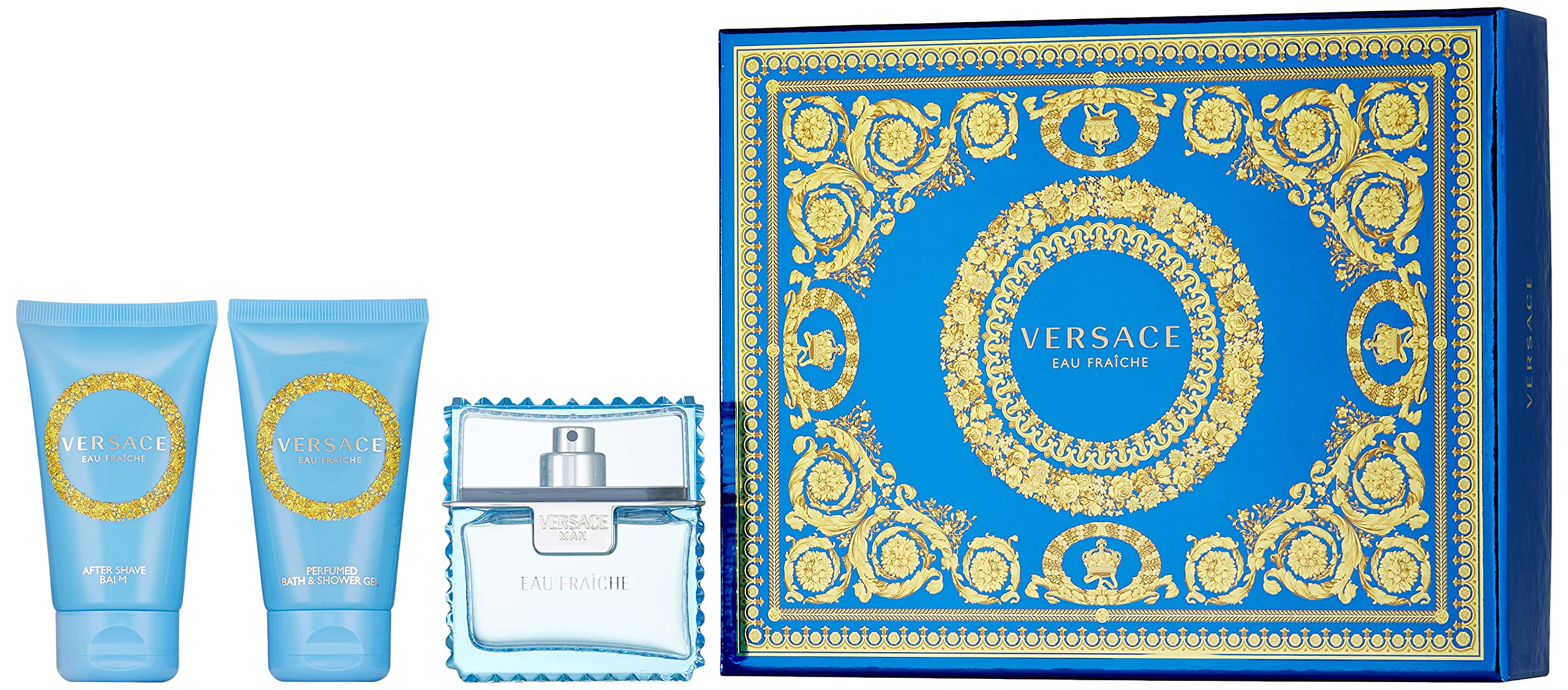Versace Man Eau Fraiche Gift Set by Versace for Men