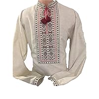 Ukrainian Embroidered Full Sleeve Shirt, Sorochka for Men, Ethnic New Traditional Patriotic