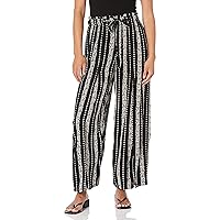 Angie Women's Tie Waist Pants with Slits