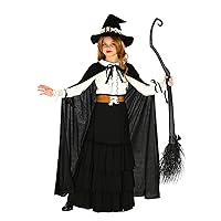 Fun Costumes Kid's Salem Witch Colonial Witch for Girls - M