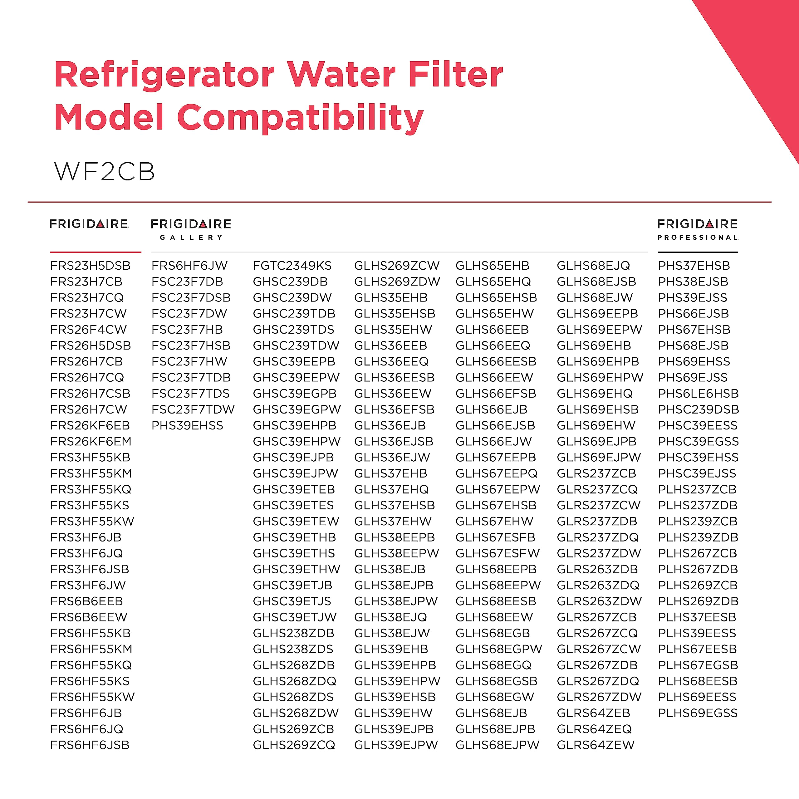 Frigidaire WF2CB PureSource2 Ice And Water Filtration System, White,1-Pack