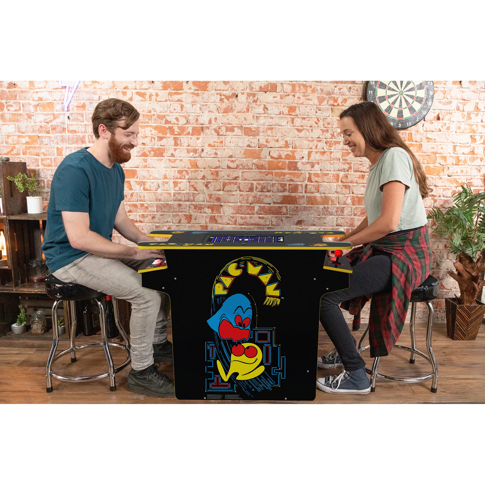 Arcade 1Up Arcade1Up PAC-MAN Head-to-Head Arcade Table - Black Series Edition - Electronic Games;