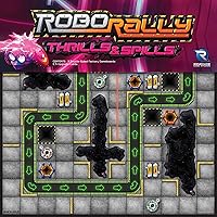 Renegade Game Studios: Robo Rally - Thrills & Spills Expansion - Strategy Programmed Movement Board Game, Racetrack, New Grids, Ages 12+, 2-6 Players