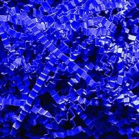 BOX USA 10 lb. Royal Blue Crinkle Paper Packing, Shipping, and Moving Box Filler Shredded Paper for Box Package, Basket Stuffing, Bag, Gift Wrapping, Holidays, Crafts, and Decoration