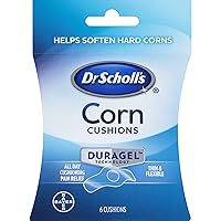 Dr. Scholl's CORN REMOVERS Seal & Heal Bandage with Hydrogel Technology, 6 ct // Removes Corns Fast And Provides Cushioning Protection Against Shoe Pressure And Friction For All-Day Pain Relief