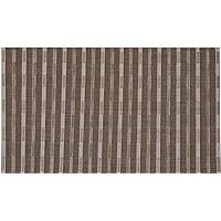 Cityscape Woven Placemats with Heat Treated Edges for Parties, Weddings, And Events, Vinyl, 12 X 16 Inches, Mocha, Set of 12