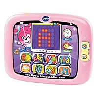 VTech Light-Up Baby Touch Tablet, Pink
