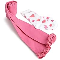 Little Girls' Valentine Heart Sock With Capri