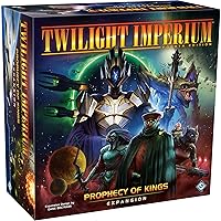 Fantasy Flight Games Twilight Imperium 4th Edition Board Game Prophecy of Kings Expansion - Sci-Fi Strategy Game, Adventure Game for Kids & Adults, Ages 14+, 3-8 Players, 4-8 Hour Playtime, Made