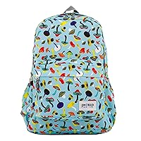 J World New York Oz School Backpack for Girls Boys. Cute Kids Bookbag, Skyshroom, One Size