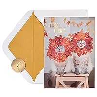 Papyrus Funny Thanksgiving Card (Couple of Hams)