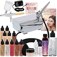 Belloccio Makeup and Tanning Airbrush System with FAIR Foundation and Blush Set