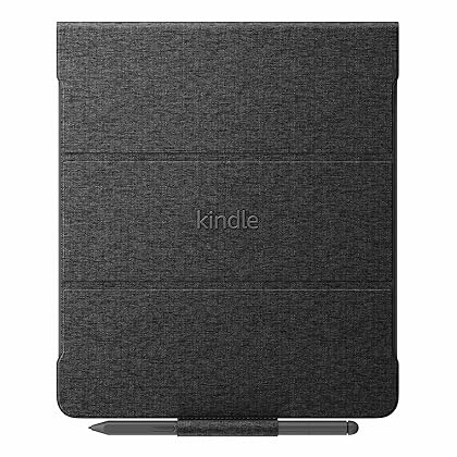 Kindle Scribe Fabric Folio Cover with Magnetic Attach (only fits Kindle Scribe) - Black