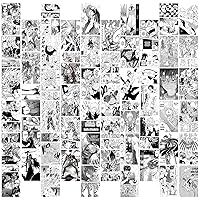 MeleBase Anime Wall Collage Kit Aesthetic 60 PCS Anime Room Decor 4.2x6.2 inch Small Anime Posters Manga Collage Kit, Anime Pictures for Wall Collage Kit