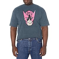 Marvel Classic Heads-Hawkeye Men's Tops Short Sleeve Tee Shirt