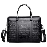 FSD.WG Briefcase Shoulder Laptop Business Slim Bags for Men Black