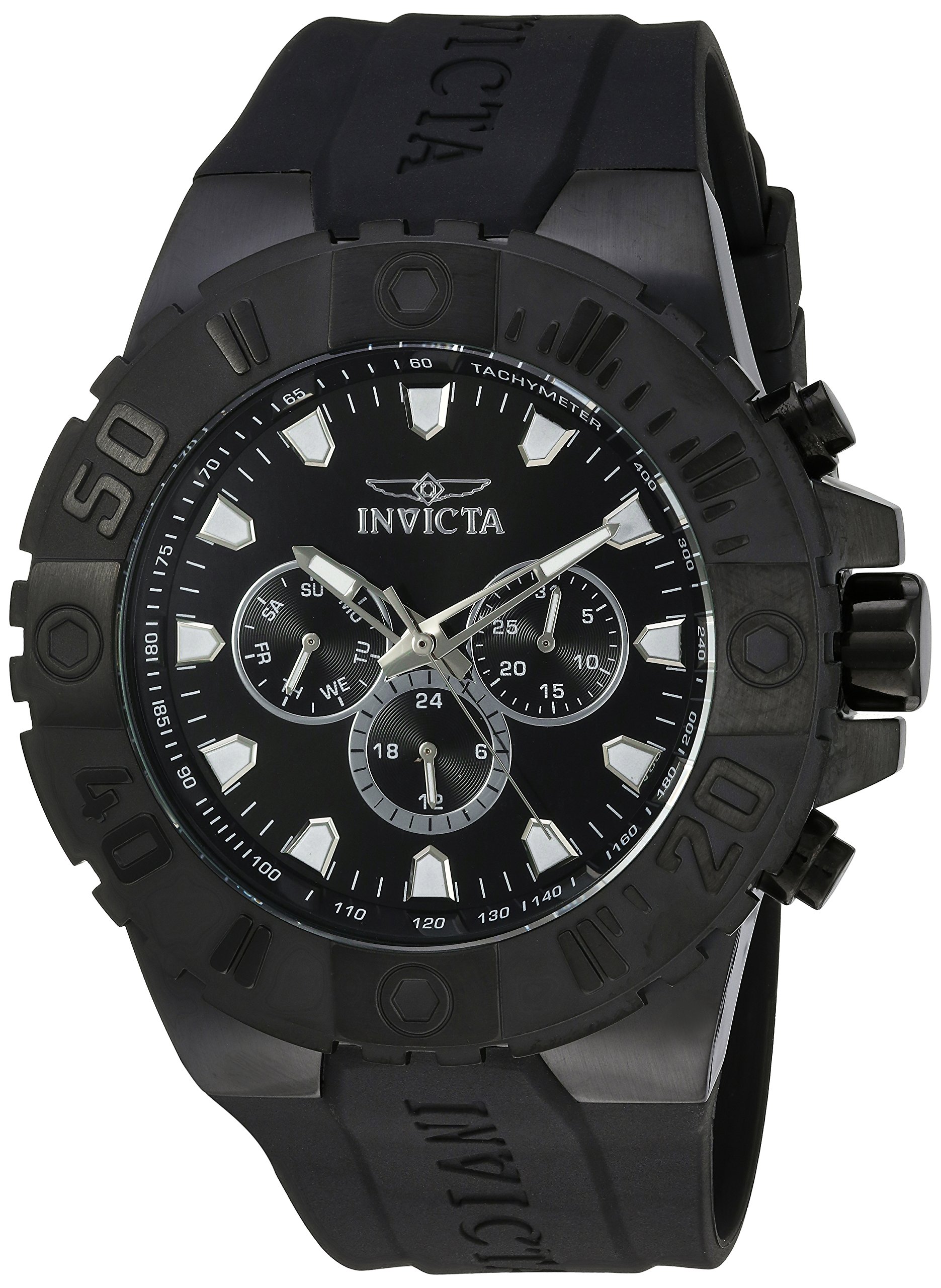 Invicta Men's 23973 Pro Diver Analog Display Quartz Black Watch