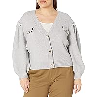 KENDALL + KYLIE Women's V-Neck Cardigan with Pocket