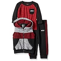 STX Baby Boys 3 Piece Vest, Long Sleeve Shirt, and Jogger Set