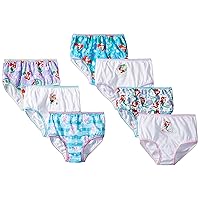Disney Girls' Princess Ariel from The Little Mermaid 100% Combed Cotton Underwear Panties Sizes 2/3t, 4t, 4, 6 and 8