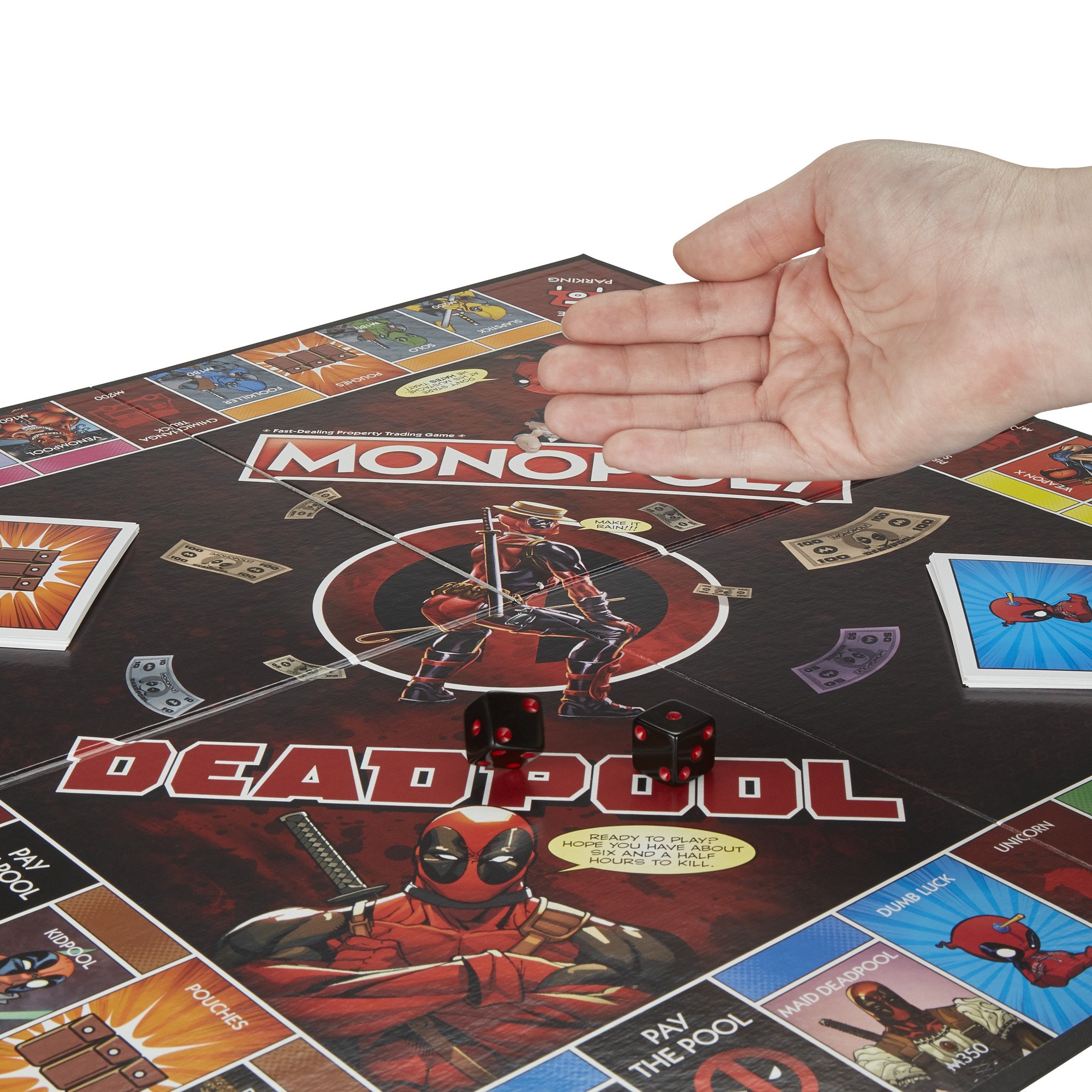 Hasbro Gaming Monopoly Game: Marvel Deadpool Edition