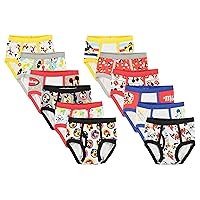 Disney Boys' Mickey Mouse 12pk of Briefs in Advent Box, Surprise Underwear for Potty Training Fun with Stickers & Chart