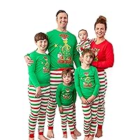 Dr. Seuss Grinch Merry Grinchmas! Matching Family Adult And Kids Pajama Set Outfits