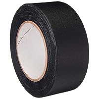 No Residue, Non-Reflective Gaffers Tape - 2 Inch x 90 Feet, Black