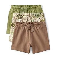 The Children's Place Baby Boys' and Newborn Cotton Pull on Everyday Shorts
