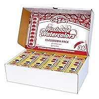 Cra-Z-art Washable Watercolor Classroom Pack, 8-Color Kits (Assorted Colors), 36 Kits/Box
