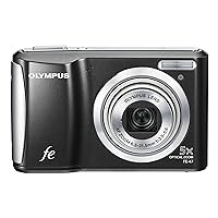 OM SYSTEM OLYMPUS FE-47 14 MP Digital Camera with 5x Optical Zoom and 2.7-inch LCD (Black) (Old Model)