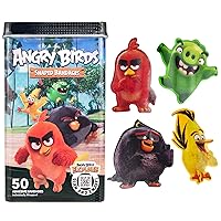 BioSwiss Bandages, Angry Birds Movie Shaped Self Adhesive Bandage, Latex Free Sterile Wound Care, Fun First Aid Kit Supplies for Kids and Adults, 50 Count