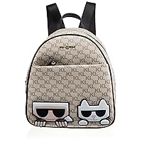 Karl Lagerfeld Paris Maybelle Backpack Handbag, Almond/Taupe