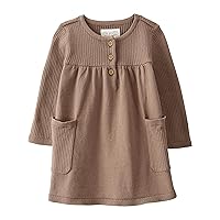 little planet by carter's Baby Organic Cotton Ribbed Sweater Knit Dress