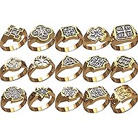 #m16__ Set of 15 pcs ring wax patterns for lost wax casting