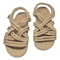 Nomadic State of Mind Lounger Sandals- Handmade Adjustable Rope Shoes – Machine Washable – Comfortable & Lightweight – Vegan Friendly – For Women & Men