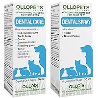 OLLOPETS Dental Kit (Dental Care+Spray) for Plaque, Swollen Gums, Demineralization 2oz