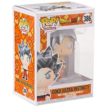 Funko Pop Animation: Dragonball Super - Goku Ultra Instinct Form Collectible Figure, Multicolor, Standard