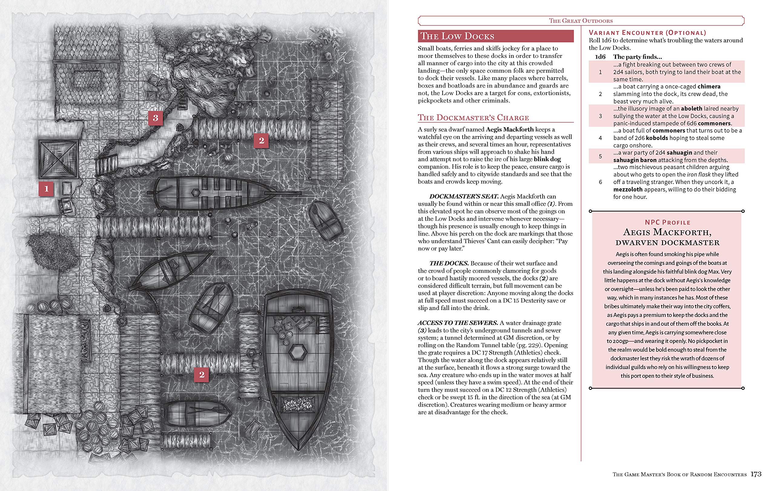 The Game Master's Book of Random Encounters: 500+ customizable maps, tables and story hooks to create 5th edition adventures on demand (The Game Master Series)