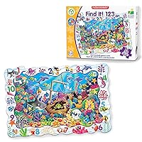 The Learning Journey Puzzle Doubles - Find It! 123 - STEM Preschool Toys & Gifts for Boys & Girls Ages 3 and Up, 24