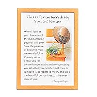 Blue Mountain Arts “For Her” Magnet with Easel Back—Birthday, Holiday, Thank-You, or Thinking of You Gift by Douglas Pagels, 4.9 x 3.6 Inches (This Is for an Incredibly Special Woman)