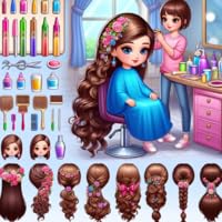 Hair Salon - Hairstyles Spa and Dressup Games For Girls