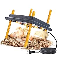 Chick Heating Plate Brooder Plate - 12 Inch Brooder Heat Plate for Chicks and Ducklings with Adjustable Height