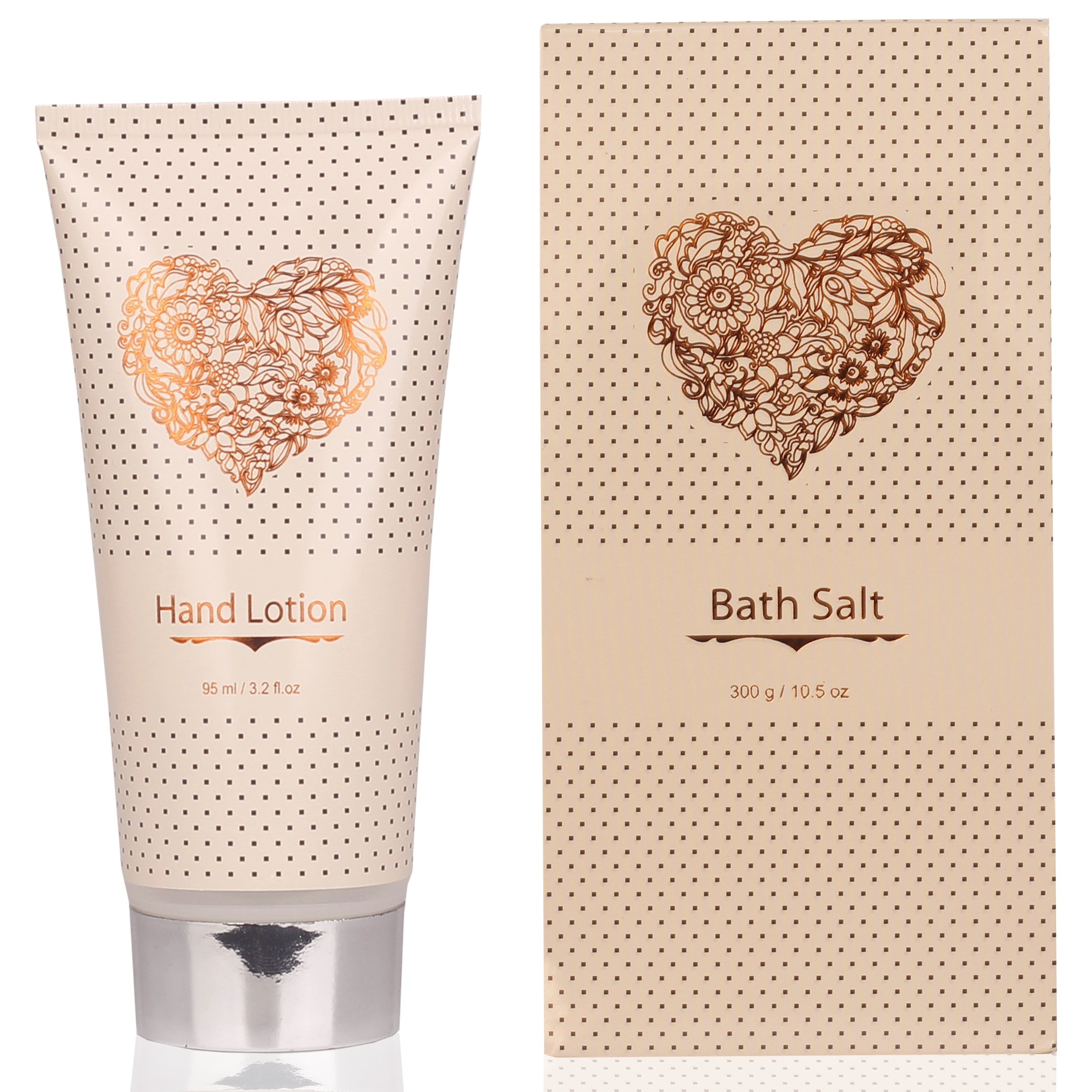 Spa Gift Basket – Bath and Body Set with Vanilla Fragrance by Lovestee - Bath Gift Basket Includes Shower Gel, Body Lotion, Hand Lotion, Bath Salt, Eva Sponge and a Bath Puff