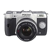 Pentax Q10 12.4MP with 02 zoom lens kit (Silver)